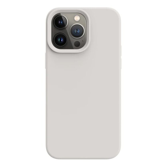 iPhone 12 Pro Max Silicone Phone Case, Stone - Picture 2 of 14